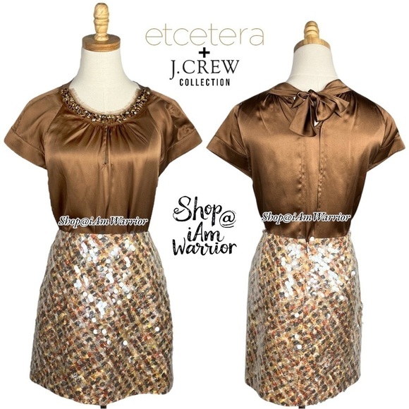 J.Crew Collection RARE NWT paillettes embellished mini skirt *shop@iamwarrior - Picture 6 of 13